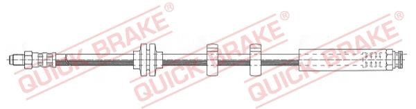 Quick brake 32.968 Гальмівний шланг 32968: Купити в Україні - Добра ціна на EXIST.UA!