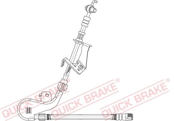 Quick brake 58.875X Гальмівний шланг 58875X: Купити в Україні - Добра ціна на EXIST.UA!