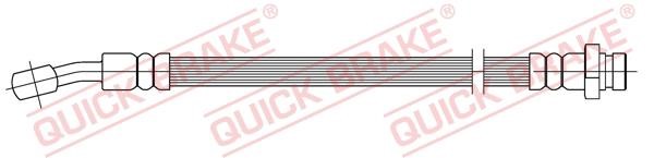 Quick brake 50081 Гальмівний шланг 50081: Купити в Україні - Добра ціна на EXIST.UA!