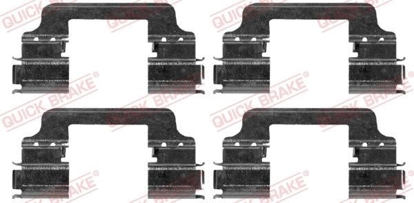 Quick brake 109-1864 Комплект монтажний гальмівних колодок 1091864: Купити в Україні - Добра ціна на EXIST.UA!