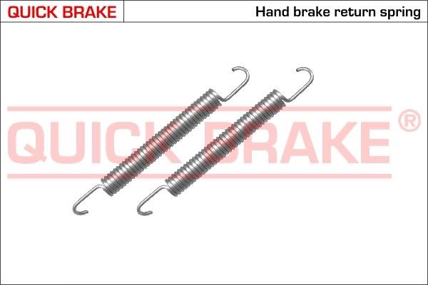 Quick brake 105-0480 Комплект монтажний гальмівних колодок 1050480: Купити в Україні - Добра ціна на EXIST.UA!