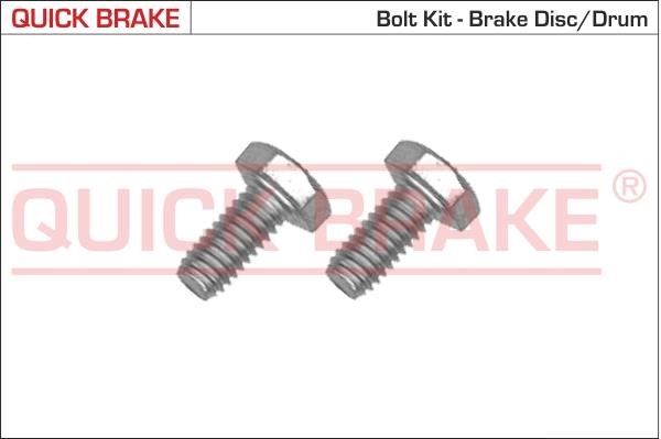 Quick brake 4904K Гвинт, гальмівний диск 4904K: Купити в Україні - Добра ціна на EXIST.UA!