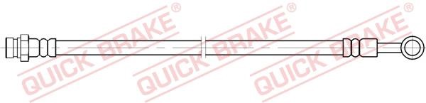 Quick brake 50.099 Гальмівний шланг 50099: Купити в Україні - Добра ціна на EXIST.UA!