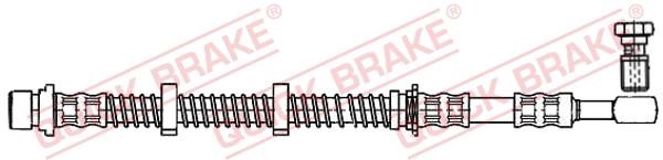 Quick brake 58.960X Гальмівний шланг 58960X: Купити в Україні - Добра ціна на EXIST.UA!