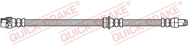 Quick brake 32.121 Гальмівний шланг 32121: Купити в Україні - Добра ціна на EXIST.UA!