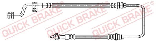Quick brake 50.890 Гальмівний шланг 50890: Купити в Україні - Добра ціна на EXIST.UA!