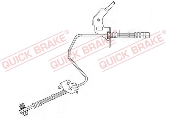 Quick brake 59.960X Гальмівний шланг 59960X: Купити в Україні - Добра ціна на EXIST.UA!