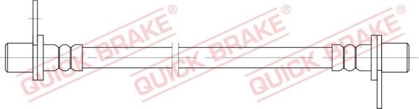 Quick brake 25.087 Гальмівний шланг 25087: Купити в Україні - Добра ціна на EXIST.UA!