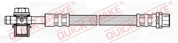 Quick brake 50.041X Тормозной шланг 50041X: Отличная цена - Купить в Украине на EXIST.UA! 50041X Quick brake Тормозной шланг