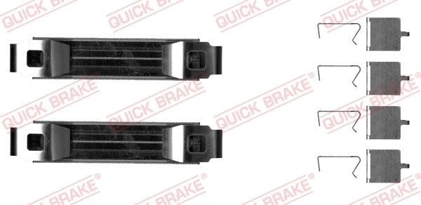 Quick brake 109-0029 Комплект монтажний гальмівних колодок 1090029: Купити в Україні - Добра ціна на EXIST.UA!