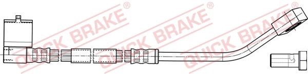 Quick brake 80.302X Гальмівний шланг 80302X: Купити в Україні - Добра ціна на EXIST.UA!