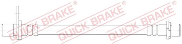 Quick brake 25.071 Гальмівний шланг 25071: Купити в Україні - Добра ціна на EXIST.UA!