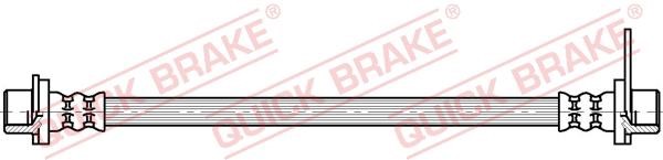 Quick brake 25.049 Гальмівний шланг 25049: Купити в Україні - Добра ціна на EXIST.UA!