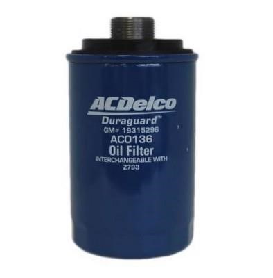 AC Delco AC0136 Фільтр масляний AC0136: Купити в Україні - Добра ціна на EXIST.UA!