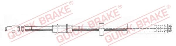Quick brake 32.961 Гальмівний шланг 32961: Купити в Україні - Добра ціна на EXIST.UA!