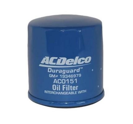AC Delco AC0151 Фільтр масляний AC0151: Купити в Україні - Добра ціна на EXIST.UA!