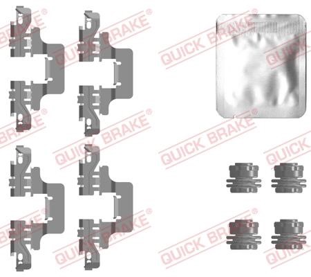 Quick brake 109-0128 Комплект монтажний гальмівних колодок 1090128: Купити в Україні - Добра ціна на EXIST.UA!