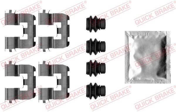 Quick brake 109-0039 Комплект монтажний гальмівних колодок 1090039: Купити в Україні - Добра ціна на EXIST.UA!