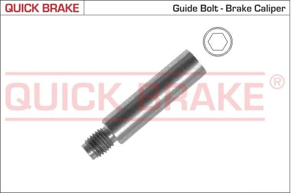 Quick brake 11286 Напрямна гальмівного супорта 11286: Приваблива ціна - Купити в Україні на EXIST.UA!