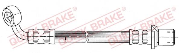 Quick brake 50.059 Гальмівний шланг 50059: Купити в Україні - Добра ціна на EXIST.UA!