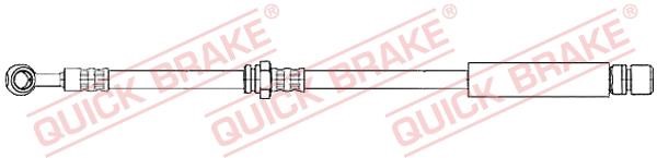 Quick brake 50.863 Гальмівний шланг 50863: Купити в Україні - Добра ціна на EXIST.UA!