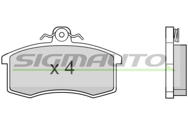 Sigmauto SPA333 Гальмівні колодки, комплект SPA333: Купити в Україні - Добра ціна на EXIST.UA!