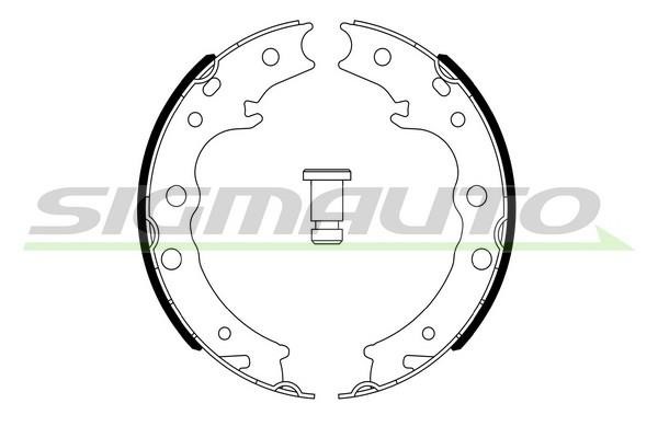 Sigmauto SFA646 Колодки гальмівні стояночного гальма SFA646: Купити в Україні - Добра ціна на EXIST.UA!