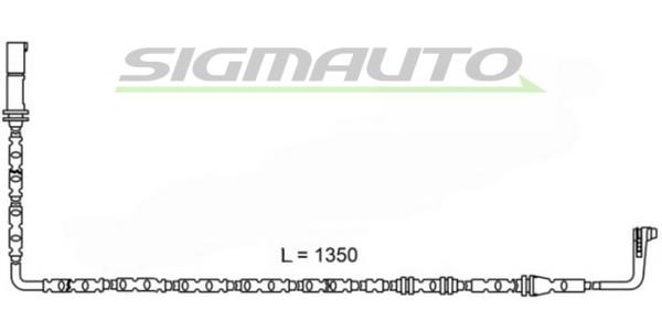 Sigmauto WI0680 Датчик зносу гальмівних колодок WI0680: Купити в Україні - Добра ціна на EXIST.UA!