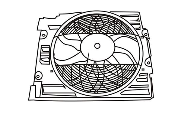 WXQP 250205 Вентилятор радіатора охолодження 250205: Купити в Україні - Добра ціна на EXIST.UA!