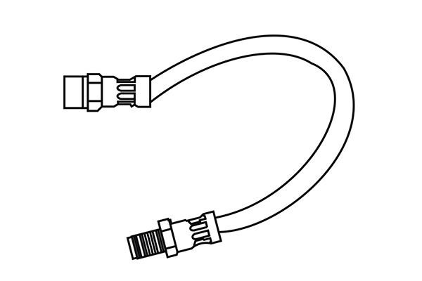 WXQP 340359 Гальмівний шланг 340359: Купити в Україні - Добра ціна на EXIST.UA!