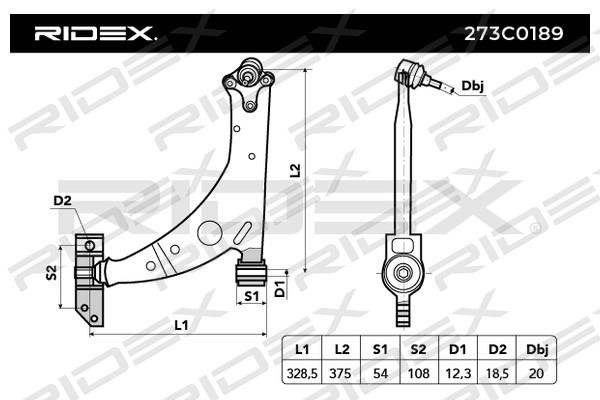 Купити Ridex 273C0189 – суперціна на EXIST.UA!