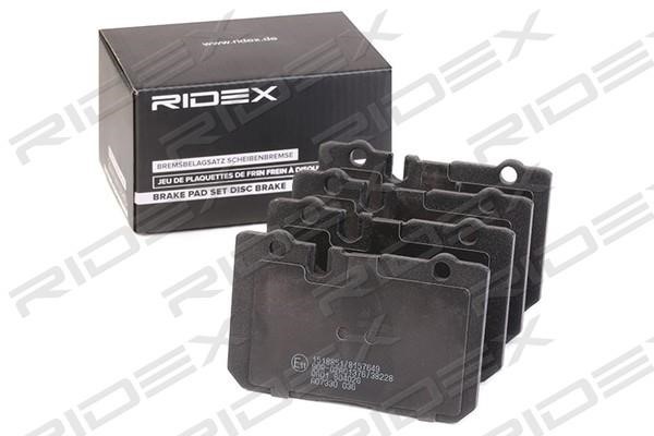 Ridex 402B1051 Гальмівні колодки, комплект 402B1051: Приваблива ціна - Купити в Україні на EXIST.UA!