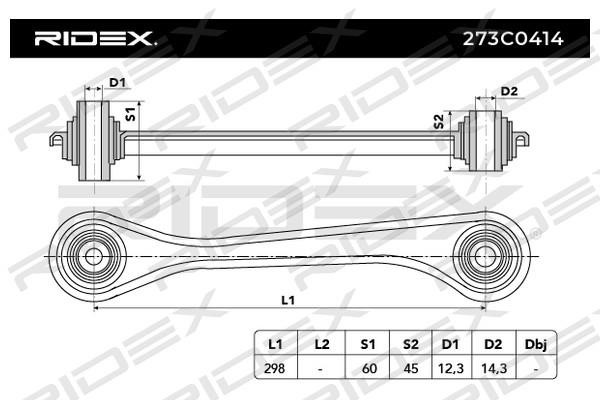 Купити Ridex 273C0414 – суперціна на EXIST.UA!