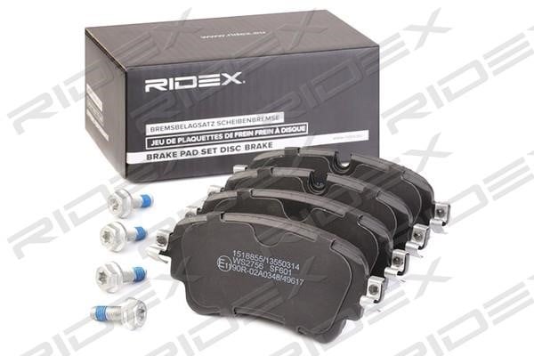 Ridex 402B1217 Гальмівні колодки, комплект 402B1217: Купити в Україні - Добра ціна на EXIST.UA!