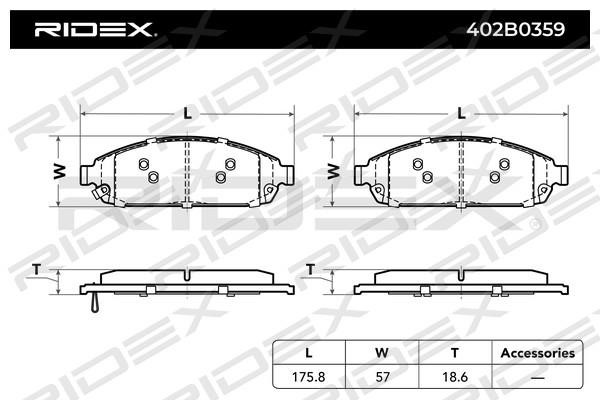 Купити Ridex 402B0359 за низькою ціною в Україні!