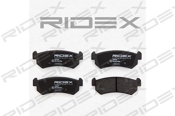 Ridex 402B0198 Гальмівні колодки, комплект 402B0198: Купити в Україні - Добра ціна на EXIST.UA!