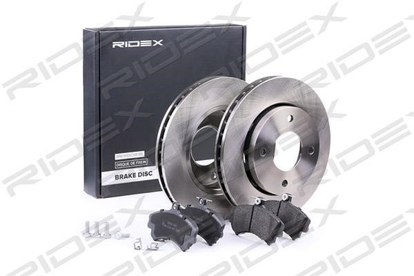 Ridex 3405B0055 Диски гальмівні з колодками передні вентильовані, комплект 3405B0055: Купити в Україні - Добра ціна на EXIST.UA!