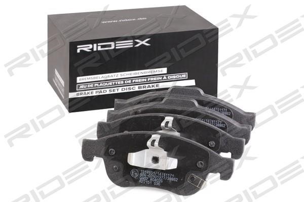 Ridex 402B1346 Гальмівні колодки, комплект 402B1346: Приваблива ціна - Купити в Україні на EXIST.UA!