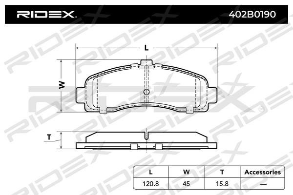 Купити Ridex 402B0190 – суперціна на EXIST.UA!