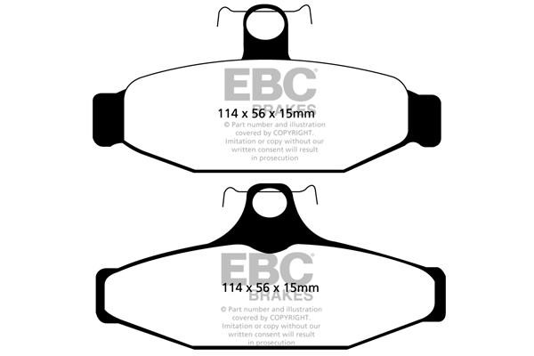 EBC DP41165R Гальмівні колодки, комплект DP41165R: Купити в Україні - Добра ціна на EXIST.UA!