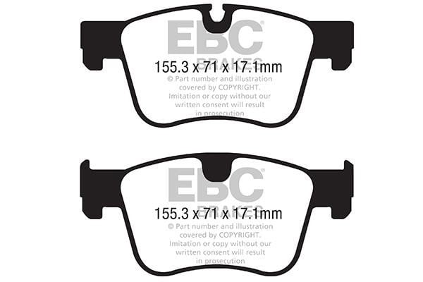 EBC DP42359R Гальмівні колодки, комплект DP42359R: Купити в Україні - Добра ціна на EXIST.UA!