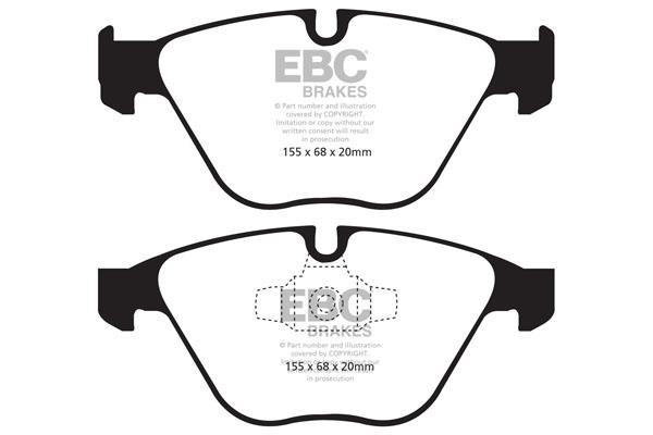 EBC DP41512R Гальмівні колодки, комплект DP41512R: Купити в Україні - Добра ціна на EXIST.UA!