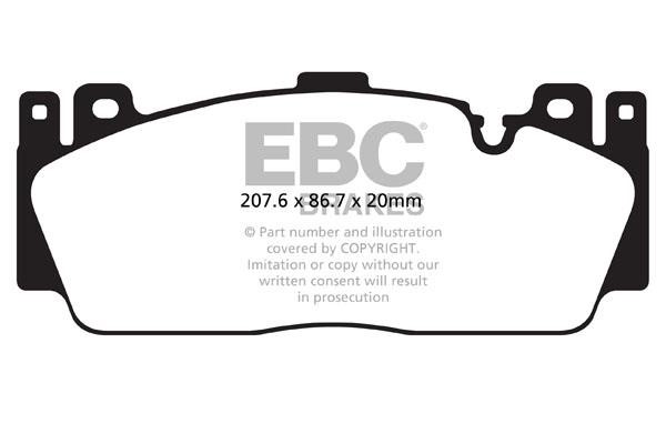 EBC DP32148C Гальмівні колодки, комплект DP32148C: Купити в Україні - Добра ціна на EXIST.UA!