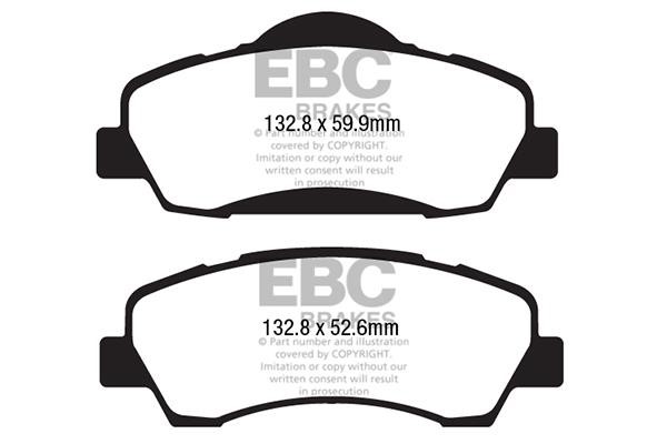 EBC DP22177 Гальмівні колодки, комплект DP22177: Купити в Україні - Добра ціна на EXIST.UA!