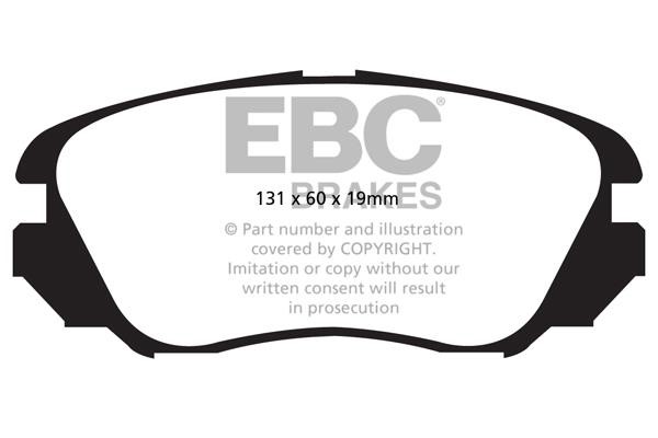 EBC DP32013C Гальмівні колодки, комплект DP32013C: Купити в Україні - Добра ціна на EXIST.UA!