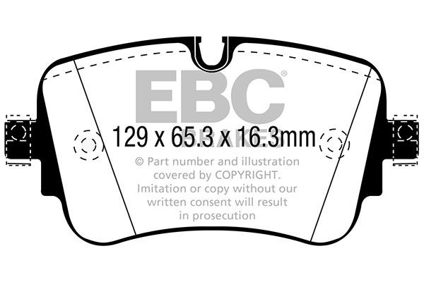 EBC DP62299 Гальмівні колодки, комплект DP62299: Купити в Україні - Добра ціна на EXIST.UA!