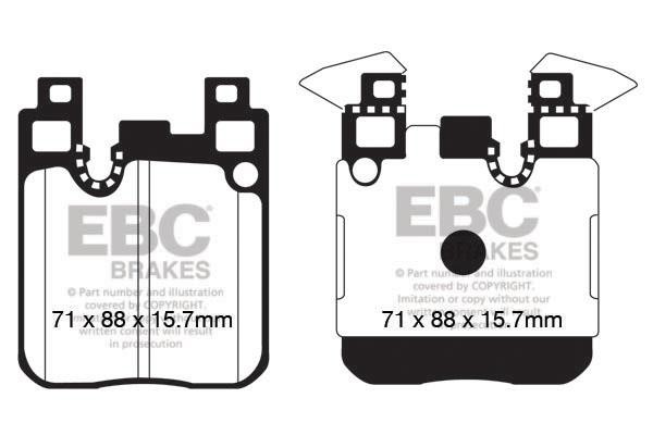 EBC DP52133NDX Гальмівні колодки, комплект DP52133NDX: Купити в Україні - Добра ціна на EXIST.UA!