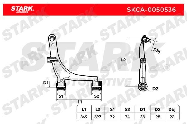 Stark SKCA-0050536 Важіль підвіски SKCA0050536: Приваблива ціна - Купити в Україні на EXIST.UA!