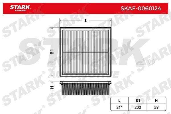 Stark SKAF-0060124 Повітряний фільтр SKAF0060124: Купити в Україні - Добра ціна на EXIST.UA!