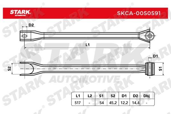 Stark SKCA-0050591 Важіль підвіски SKCA0050591: Купити в Україні - Добра ціна на EXIST.UA!